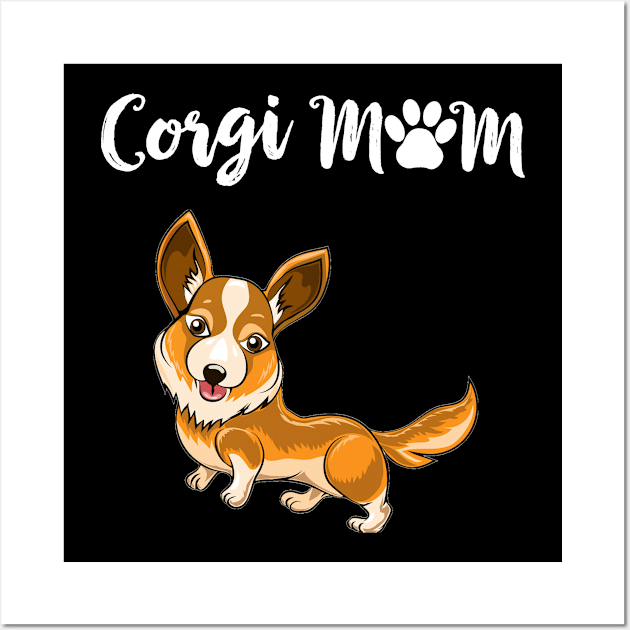 Corgi Mom (192) Wall Art by Darioz